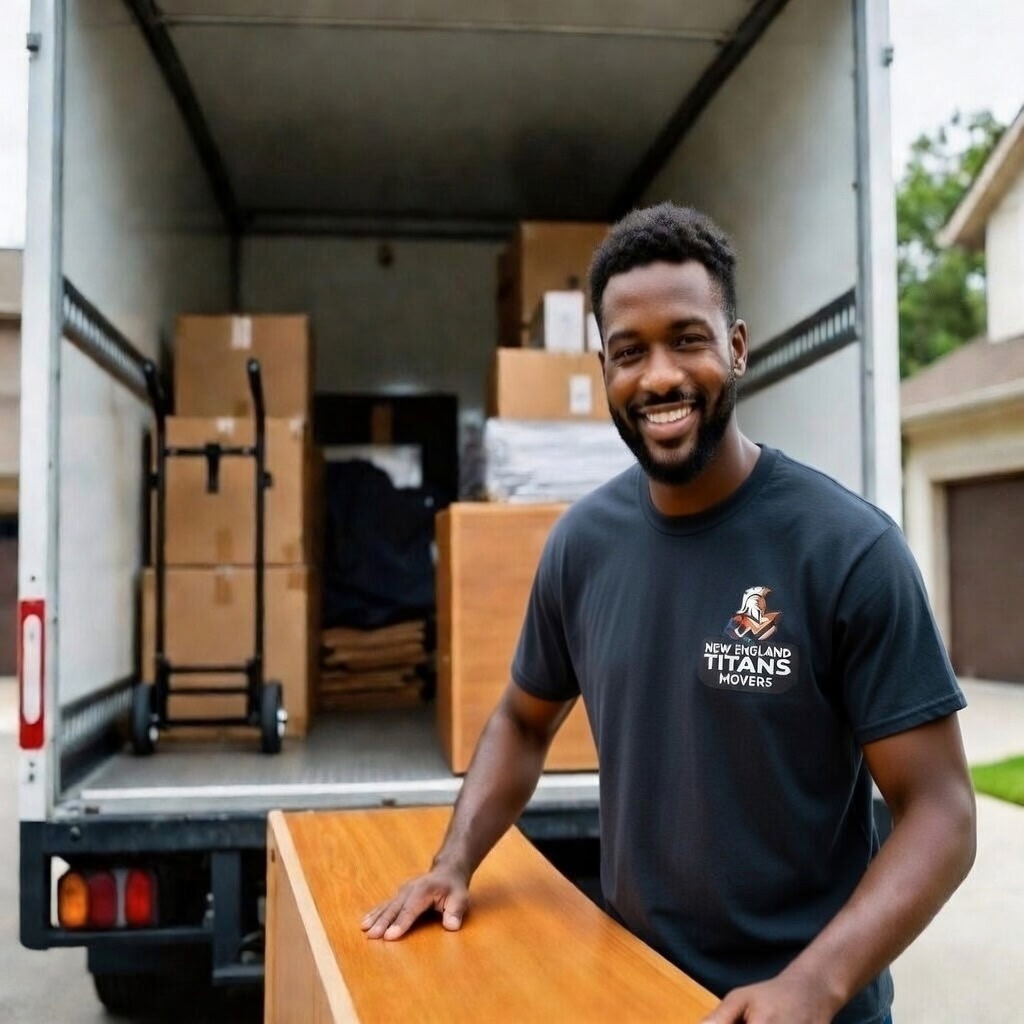 New England Titans Movers professional mover at work